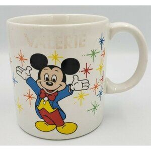Mickey Mouse Epcot Center Mug Disney World Coffee Mug Personalized Valerie VTG